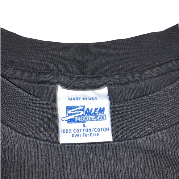 Vintage 1993 Cleveland Indians Salem Sportswear Chief Wahoo Single Stitch Shirt - Picture 4 of 4